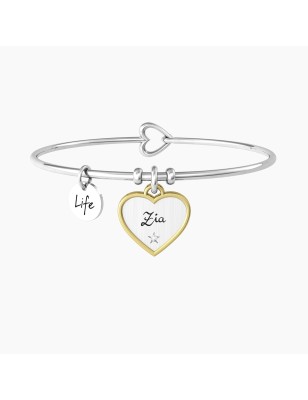 BRACCIALE CUORE ZIA TI VOGLIO BENE DONNA KIDULT  732228 KIDULT