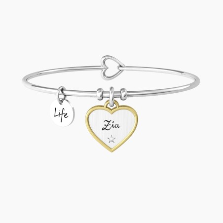 BRACCIALE CUORE ZIA TI VOGLIO BENE DONNA KIDULT  732228 KIDULT