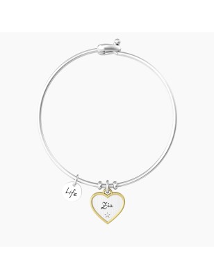 BRACCIALE CUORE ZIA TI VOGLIO BENE DONNA KIDULT  732228 KIDULT