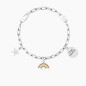 BRACCIALE ARCOBALENO THINK POSITIVE DONNA KIDULT 