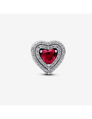 CHARM CUORE ROSSO E PAVE' DONNA PANDORA  799218C02 PANDORA