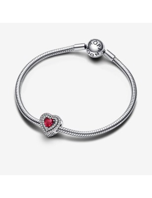 CHARM CUORE ROSSO E PAVE' DONNA PANDORA 