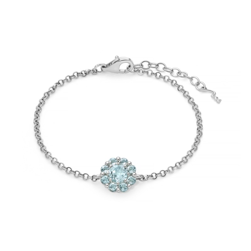 BRACCIALE GEMMA DEL CIELO A FIORE DONNA MILUNA 