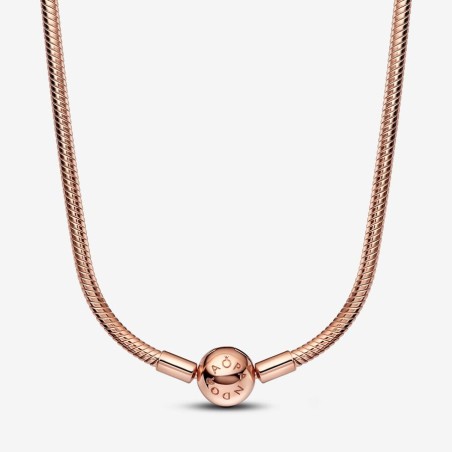 COLLANA MOMENTS 42CM COLOR ORO ROSA DONNA PANDORA 382234C00-42 PANDORA