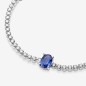 BRACCIALE TENNIS CON PIETRA BLU 20CM DONNA PANDORA