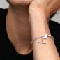 BRACCIALE CHIUSURA A T E CUORE MIS.17 DONNA PANDORA 