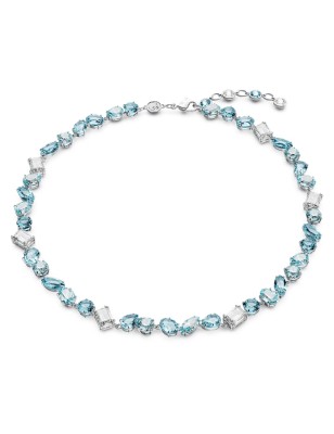 COLLANA GEMA BLU TAGLIO MISTO DONNA SWAROVSKI 