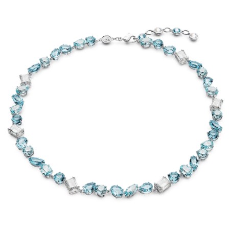 COLLANA GEMA BLU TAGLIO MISTO DONNA SWAROVSKI 