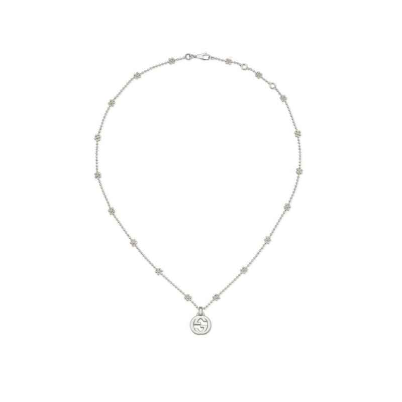 COLLANA IN ARGENTO DONNA GUCCI INTERLOCKING G