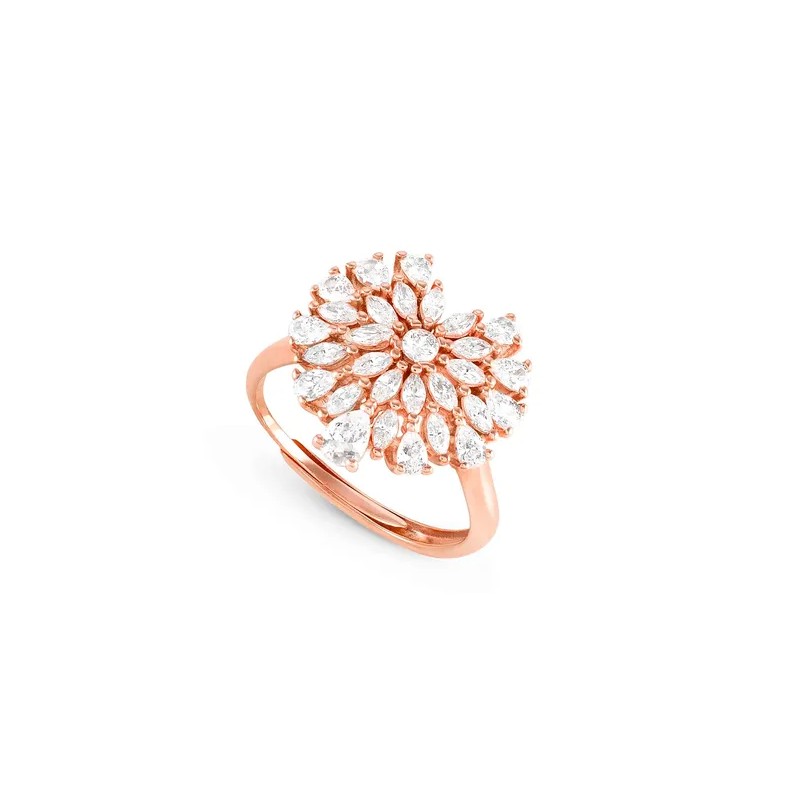 ANELLO REGOLABILE RAYOFLIGHT CON FIORE DONNA NOMINATION 