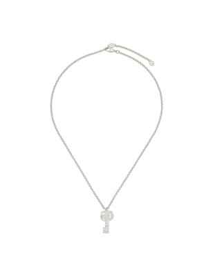 COLLANA IN ARGENTO PENDENTE CHIAVE DONNA GUCCI GG MARMONT