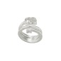 ANELLO IN ARGENTO A DOPPIA BANDA 13 DONNA GUCCI GG MARMONT