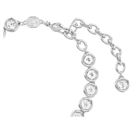 BRACCIALE IMBER TENNIS TAGLIO TONDO BIANCO MIS.M SWAROVSKI