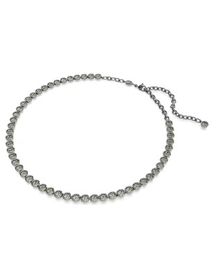 COLLANA IMBER TENNIS TAGLIO TONDO GRIGIA SWAROVSKI