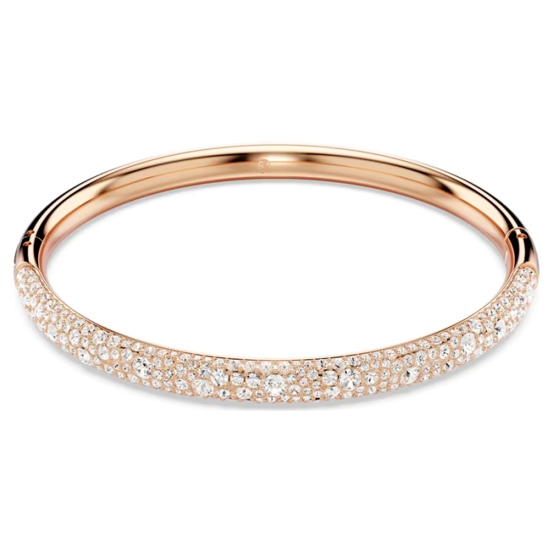 BRACCIALE RIGIDO METEORA PAVE' PLACCATO ORO ROSA SWAROVSKI