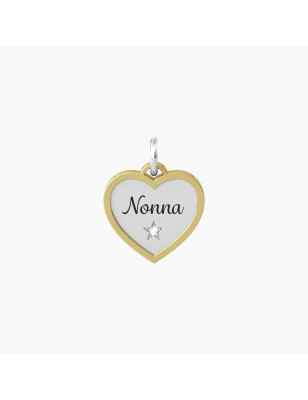 CIONDOLO CUORE NONNA PVD GOLD KIDULT 741068 KIDULT