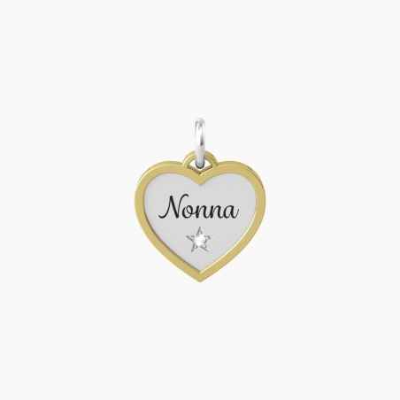 CIONDOLO CUORE NONNA PVD GOLD KIDULT 741068 KIDULT