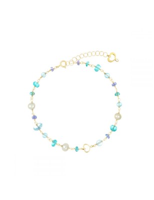 BRACCIALE 18KT NUVOLE AZZURRO DONNA MAMAN ET SOPHIE 