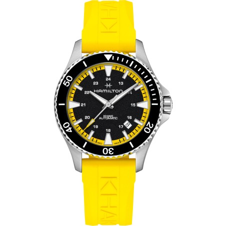 OROLOGIO SCUBA GIALLO AUTO 40MM UOMO-DONNA HAMILTON KHAKI NAVY