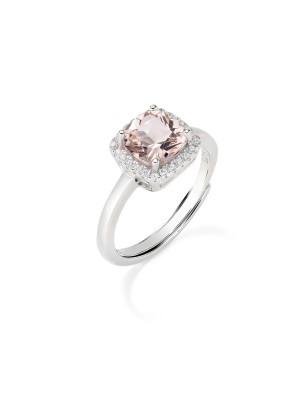 ANELLO LADY MORGANITE REGOLABILE MIS.16-20 DONNA AMEN 