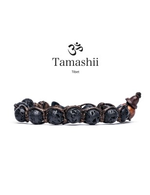 BRACCIALI LAVA NERA UOMO-DONNA TAMASHII 1 GIRO