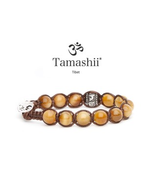 BRACCIALE OCCHIO DI TIGRE UOMO-DONNA TAMASHII RUOTA DELLA PREGHIERA