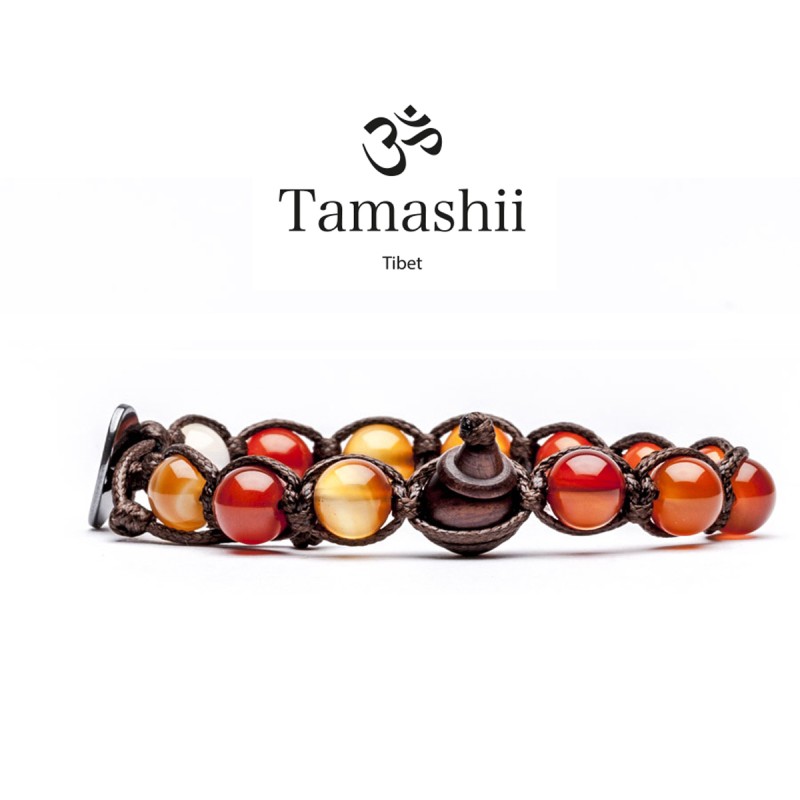 BRACCIALE CORNIOLA UOMO-DONNA TAMASHII 1 GIRO