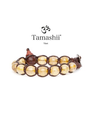 BRACCIALE CITRINO UOMO-DONNA TAMASHII 8 MM