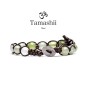 BRACCIALE AGATA VERDE MELA UOMO-DONNA TAMASHII 1 GIRO