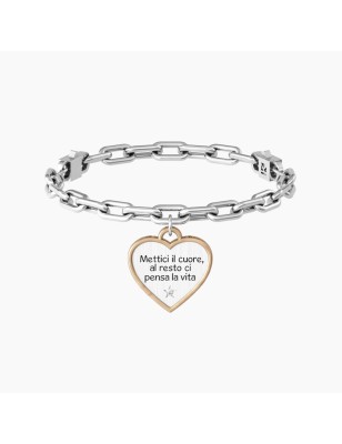 BRACCIALE CIONDOLO CUORE PASSIONE DONNA KIDULT