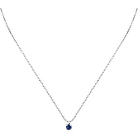 COLLANA TESORI PUNTO LUCE BLU DONNA MORELLATO 