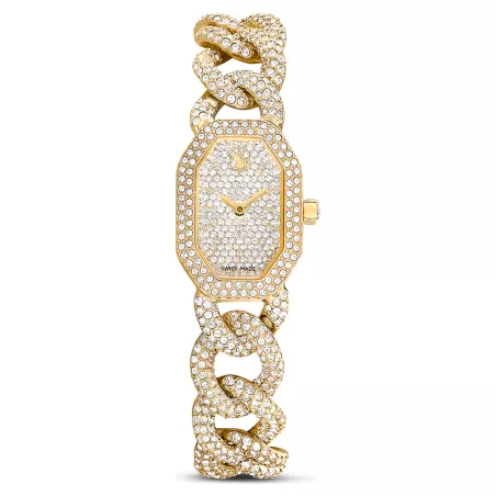 OROLOGIO DEXTERA CHAIN TONO DORATO DONNA SWAROVSKI 