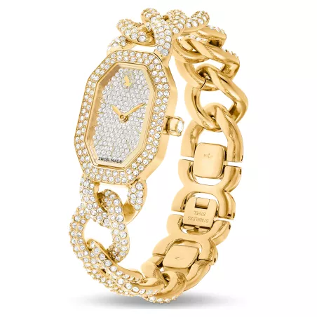 OROLOGIO DEXTERA CHAIN TONO DORATO DONNA SWAROVSKI 