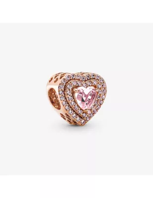 CHARM CUORE PIETRE ROSA PANDORA