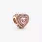 CHARM CUORE PIETRE ROSA PANDORA