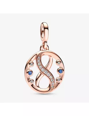 CHARM MEDALLION INFINITY 14KT ROSE GOLD PANDORA ME