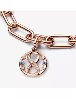 CHARM MEDALLION INFINITY 14KT ROSE GOLD PANDORA ME