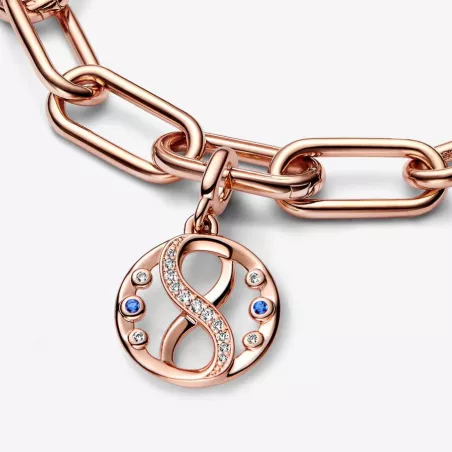 CHARM MEDALLION INFINITY 14KT ROSE GOLD PANDORA ME