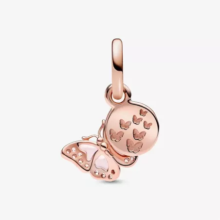 CHARM PENDENTE FARFALLA ROSA DONNA PANDORA 