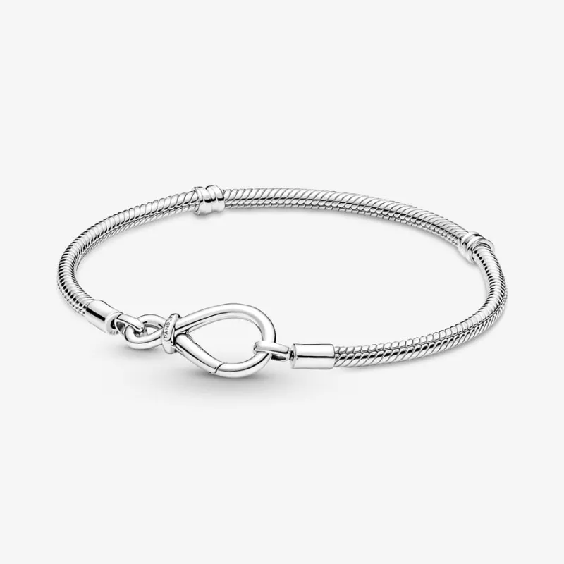 BRACCIALE CON CHIUSURA A NODO INFINITO PANDORA