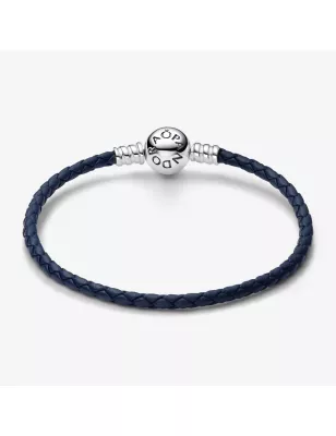 BRACCIALE IN PELLE BLU  PANDORA 