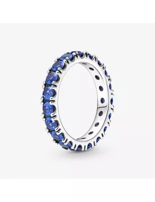 ANELLO FASCIA SCINTILLANTE BLU MIS.48 DONNA PANDORA