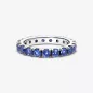 ANELLO FASCIA SCINTILLANTE BLU MIS.48 DONNA PANDORA