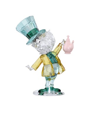 DECORAZIONE ALICE IN WONDERLAND MAD HATTER SWAROVSKI