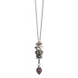 COLLANA FANTASIA CON RUBINO 90CM DONNA TROLLBEADS 