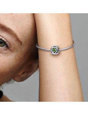 CHARM CERCHIO ETERNO VERDE AGOSTO DONNA PANDORA