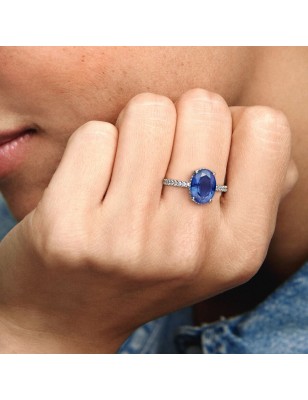 ANELLO PIETRA BLU MIS.56 DONNA PANDORA