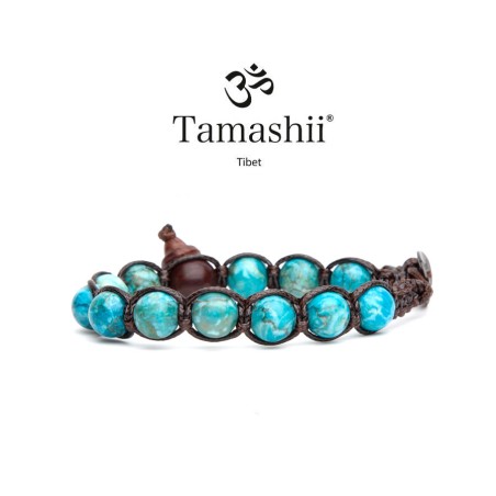 BRACCIALE TURCHESE SUDAFRICANO UOMO-DONNA TAMASHII 1 GIRO