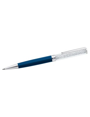 PENNA SFERA CRYSTALLINE LACCATO BLU DONNA SWAROVSKI 