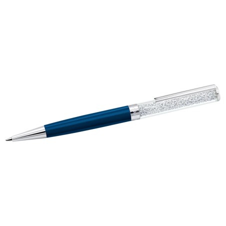 PENNA SFERA CRYSTALLINE LACCATO BLU DONNA SWAROVSKI 